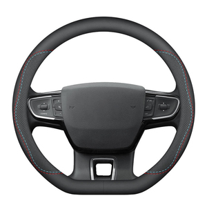 Copri volante auto in pelle nappa <span class=keywords><strong>per</strong></span> <span class=keywords><strong>citroen</strong></span> elysee <span class=keywords><strong>c3</strong></span> c4 c5 aircross berlingo c5x ds3 c-elysee c5x <span class=keywords><strong>accessori</strong></span> protect