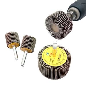 Ruota lamellare in carta vetrata all'ossido di alluminio ruota lamellare montata abrasiva con albero - Product Image 3