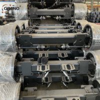 Essieu de remorque de conception allemande, 12 tonnes, frein à tambour, essieu de remorque commercial pour le transport de marchandises, pièces détachées de remorque