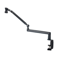 Support de microphone de bureau professionnel en alliage d'aluminium rotatif à 360 degrés réglable pour studio et diffusion