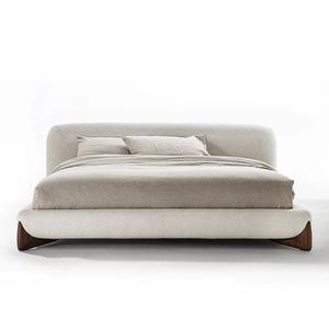 Moderne Stijl Koningin En Kingsize Bedframe En Hoofdeinde Comfortabele Gestoffeerde Houten Meubels Voor Thuis - Product Image 3