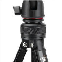 Goocong Pan Head Portable Meilleur trépied de caméra vidéo de voyage en aluminium pour DSLR et caméra vidéo