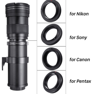 Lente de Telescopio con Zoom MF, Montura T, 420-800 mm, F/8.3-16, Lentes de Cámara Universales para Cámaras DSLR y sin Espejo - Product Image 3