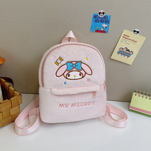 Siêu Mềm Vuông Sanrioed Mèo Sang Trọng Ba Lô Dễ Thương Phim Hoạt Hình Phim Hoạt Hình Kulomied Melodi KT Girls 'Crossbody Vai Túi Cho Sinh Nhật - Product Image 2