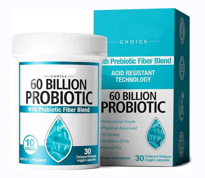 60 miliardi CFU probiotici capsule Lactobacillus probiotici polvere integratore sanitario supporto digestione e cura della pelle salute