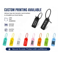 Étiquettes personnalisées en plastique avec fermeture à glissière pour vêtements, chaussures, sacs, étiquettes de sécurité, étiquettes de marque