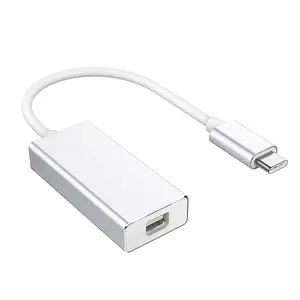 Tip c Mini DP kablo adaptörü erkek kadın Displayport dönüştürücü kablosu için Lcd monitör ekran bağlantı noktası adaptörü