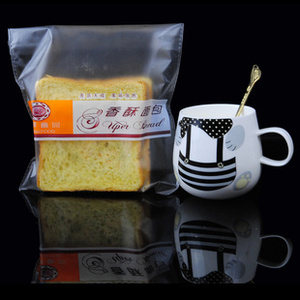 Sac gousset fond recyclable jetable personnalisé avec logo imprimé estampé à chaud pour l'emballage du pain - Product Image 3