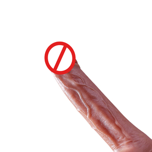 Hot Sale Eco-Friendly Liquid Silicone Soft Realistic Male Anal <b>Dildo</b> Big Size Waterproof Vibrating Sex Toys for Women - Product Image 5