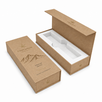 Boîte rigide magnétique gaufrée pour cartouche Big Chief 2g, emballage 1ml, vente chaude