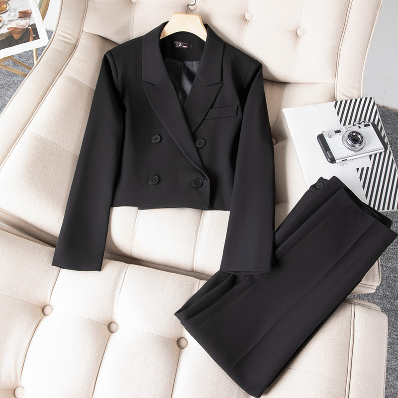 Pantalón top negro manga larga