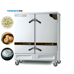Vaporera Eléctrica Comercial de 32 Bandejas para Siomai y Dumplings, Olla Arrocera para Restaurantes, Vaporera de Alimentos de Metal - Product Image 1