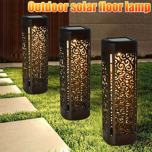 Solar LED Garden <b>Lights</b> Hollow Pattern Outdoor Lawn <b>Pathway</b> Decorative Stake - Product Image 4