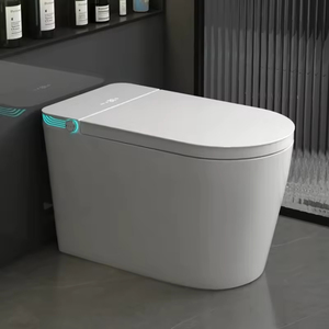 Nouveau design d'aisance occidentale en céramique pour toilettes et accessoires pour toilettes et salles de bains ensemble de cuvettes de toilette intelligentes suspendues au mur - Product Image 2