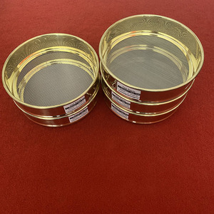 <span class=keywords><strong>Tamis</strong></span> de laboratoire en laiton, mailles de 50, 100 et 150 microns, conforme à la norme ASTM - Product Image 5