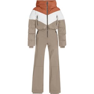 Combinaison de ski une pièce pour femme Fisoew, imperméable, chaude, pour sports d'hiver en plein air - Product Image 1