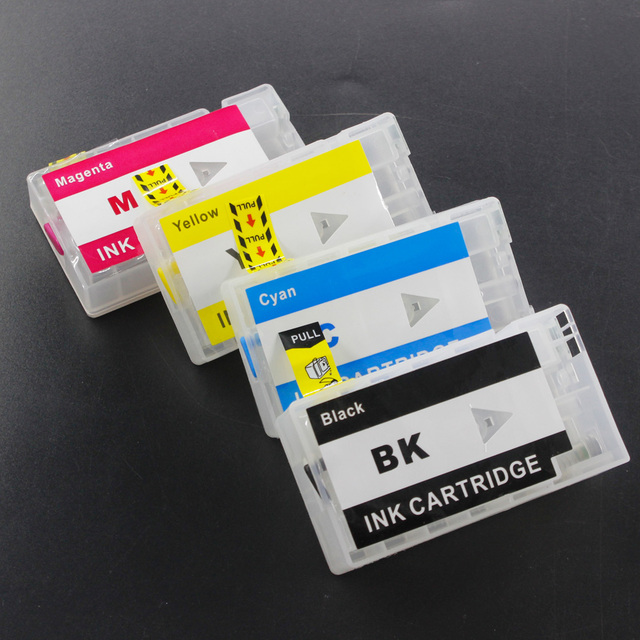 4 Color PGI-1200 XL Empty Refillable Ink Cartridge Compatible for Canon MAXIFY MB2020 MB2320 MB2120 MB2720 Printer PGI1200