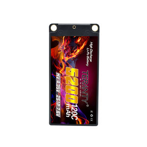 TERANTY 2S Lipo pil 7.6V 5200mAh 120C yükseltme, uyumlu 1/10 sürüklenme araba uzaktan kumanda tırmanma araba sert kabuk HV pil - Product Image 4