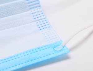 Listo para nave Virus tres capa blanco tapa la cara antibacteriano máscara - Product Image 4