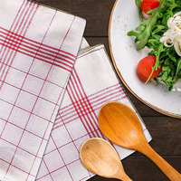 Serviette de cuisine et torchon 100 % coton teint en fil, personnalisable, très prisés en Europe et aux États-Unis, technique de tissage, vente en gros