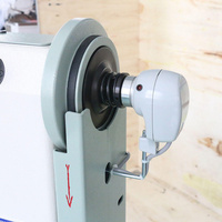 Machine à coudre industrielle à double fil haute vitesse B-168 pour la fabrication de chaussures, machine à coudre pour matériaux épais et résistants