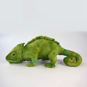 Simulation <span class=keywords><strong>caméléon</strong></span> vert peluche peluche animal jouets en peluche pour enfants cadeau de noël - Product Image 5