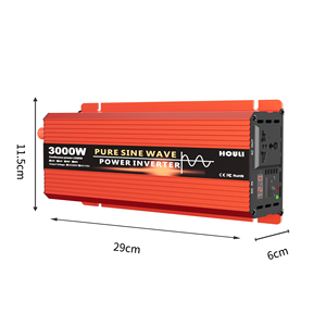 Inversor de Corriente HOULI de Onda Sinusoidal Pura, de 12V CC a 220V CA, 3000W, Inversor de 24V 220V 110V, Onda Sinusoidal Pura, 3kW - Product Image 4
