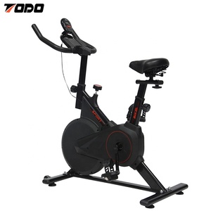 Bicicleta de Ciclismo Indoor con Correa de Acero, Capacidad de Carga de 100 kg, Asiento y Manillar Ajustables en 5 Posiciones, Resistencia de Contacto Directo, Pantalla LCD TD02- - Product Image 5