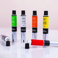 Emballage cosmétique personnalisé en aluminium laminé ABL non toxique de 20g 30g, cylindre en PE vide, emballage en plastique avec bouchon à visser
