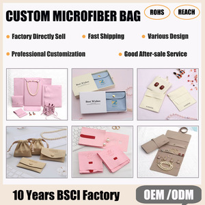 Tùy Chỉnh Đồ Trang Sức Đóng Gói <span class=keywords><strong>Pouch</strong></span> Túi Cao <span class=keywords><strong>End</strong></span> Logo In Sợi Nhỏ Hộp Đồ Trang Sức Phong Bì Vòng Cổ Vòng Đeo Tay Đồ Trang Sức <span class=keywords><strong>Pouch</strong></span> - Product Image 2