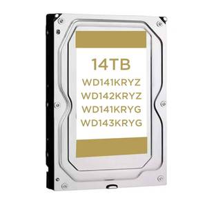Disque dur interne d'entreprise SATA 3,5 pouces 14 To 7200 tr/min 512 Mo de cache WD141KRYZ WD142KRYZ WD141KRYG WD143KRYG - Product Image 1