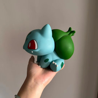 Boneka Hewan Peliharaan Digital Kawaii Monster Figur Kartun Besar Bahan Katun Tinggi 2m Modern Trendi untuk Pajangan Rak Koleksi Anime