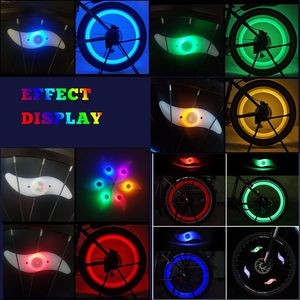White 1 LED Tyre Wheel <b>Light</b> for <b>Bicycle</b>-1000LM Bright Flashing Lamp Battery Powered Waterproof Flexible Silicone - Product Image 6