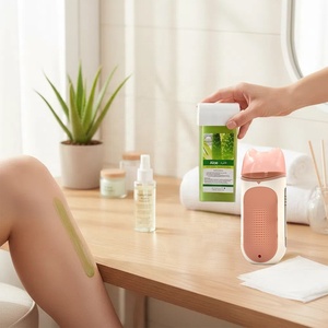 <span class=keywords><strong>Cire</strong></span> en rouleau à base de résine soluble dans l'huile, formule de <span class=keywords><strong>cire</strong></span> à épiler, logo personnalisé en usine, 100 g, pour l'épilation - Product Image 5