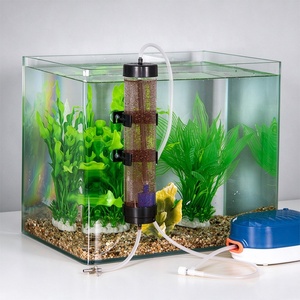 Aquarium double usage eau et terre en plastique transparent, incubateur d'œufs d'artémia et de crevettes saumâtres - Product Image 2