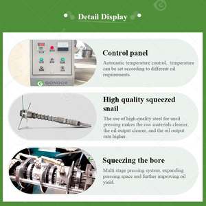 Mini presse à huile commerciale pour extrusion d'huile de soja et d'arachide 80 - Product Image 4