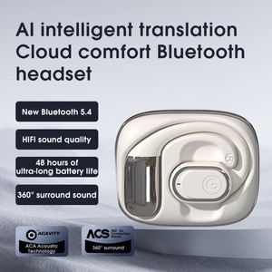 Hanging <b>Wireless</b> Earphones with ultra Long Battery Life, Bluetooth Noise Cancelling Earphones for Promotion and Customization - Product Image 2
