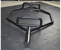 Barre hexagonale multifonction en fer – Charge maximale 300 kg – Équipement de fitness intégral pour la marche et les squats