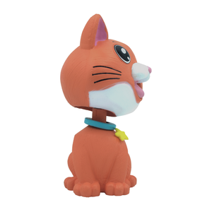 Orange Cat Bobblehead Dashboard Figurine Cute Animal Car Dashboard Decoration Resin <b>Toy</b> for Office <b>Desk</b> Home Decor Gift - Product Image 5