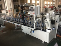 Machine de laminage et d'enrobage pour le travail du bois, meubles, portes en bois, fenêtres, MDF, placage PVC, papier, colle thermofusible, colle froide