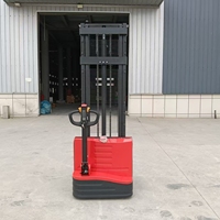 Chariot élévateur transpalette hydraulique pour piétons, capacité 1,5T, hauteur de levage maximale 3M, chariot élévateur électrique à conducteur marchant