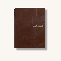 Cuaderno Personalizado con Logotipo, Cubierta de Cuero PU Cosida, 120 Hojas, Páginas Interiores Personalizadas, Venta al Por Mayor