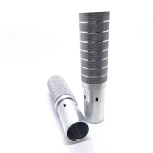 CNC kustom berbelok & penggilingan Anodized Knurled aluminium sepeda motor menangani Bar cepat prototipe & mesin mikro