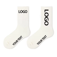 Chaussettes personnalisées avec logo, chaussettes au design personnalisé, chaussettes pour hommes et femmes