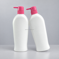 Bouteille pompe vide en PEHD de 600 ml pour shampoing, gel douche, après-shampoing, lotion – Emballage cosmétique en gros, logo personnalisé, OEM