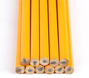 Wholesale Back to School Cheap Price Custom Wood Colored Gift Pencil 7 Inch HB 2B 2H Lead Hexagonal Triangle EN71 Certified - Product Image 3