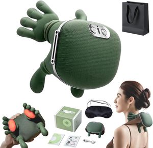 Gối massage cầm tay, giảm đau đầu, máy massage Shiatsu điện với chức năng nhiệt - Product Image 1