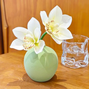 Artificial Cymbidium Flowers Silk Decorative Table <b>Ornament</b> For Home Wedding Props - Product Image 1