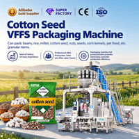 Machine d'emballage automatique multifonctionnelle verticale pour graines de coton 200g 500g