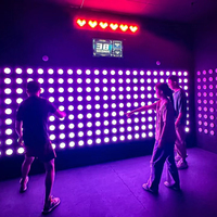 Team Building populaire Activer Spot Push Led Light Button Jeux Défi interactif pour activer la salle de jeu